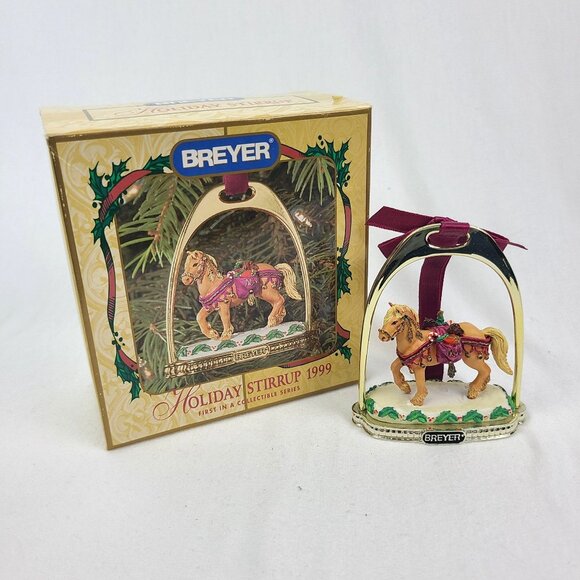 Breyer Holiday Stirrup Ornament 1999 First in Series #700699 Original Box - Picture 1 of 16